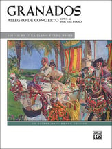 Allegro de Concierto, Op. 46 piano sheet music cover